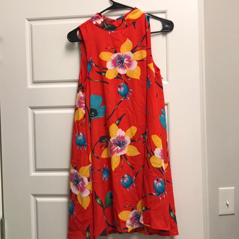 Floral print dress